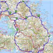 Martinique carte touristique cycliste martinique etape 1