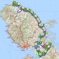 Martinique carte touristique cycliste martinique etape 5