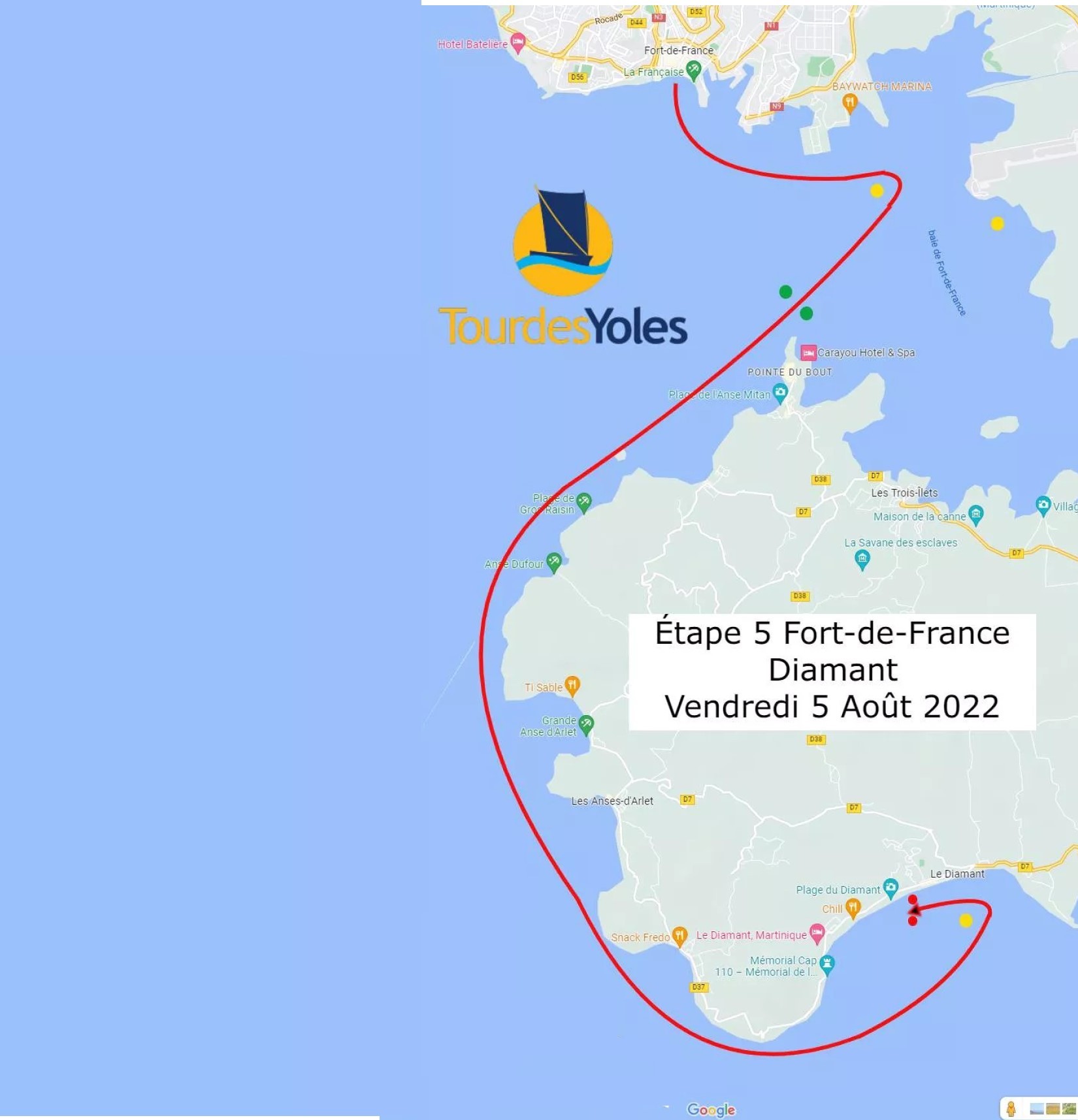 Tour des yoles 2022 etape5