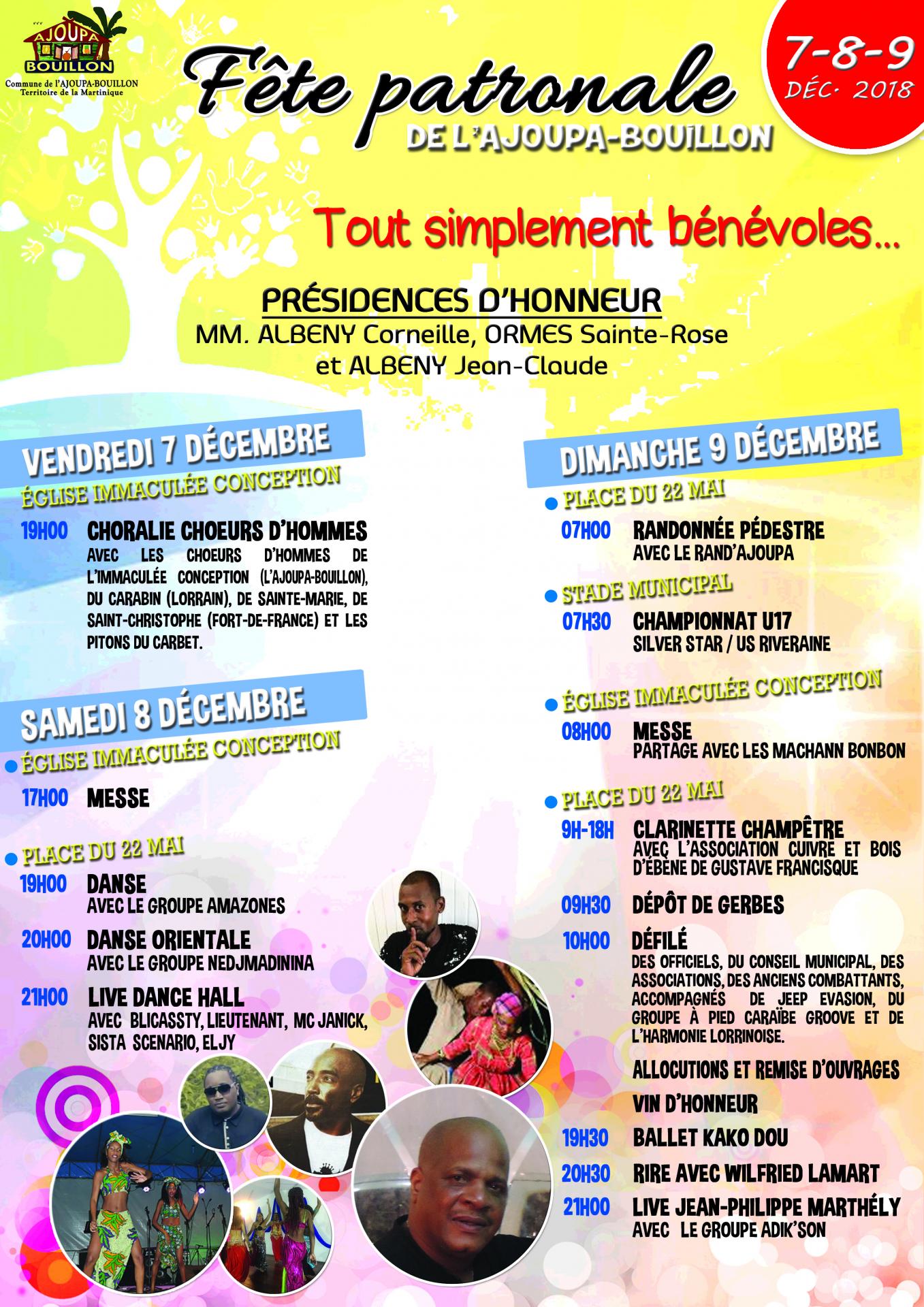 Affiche fete patronale 2018 2