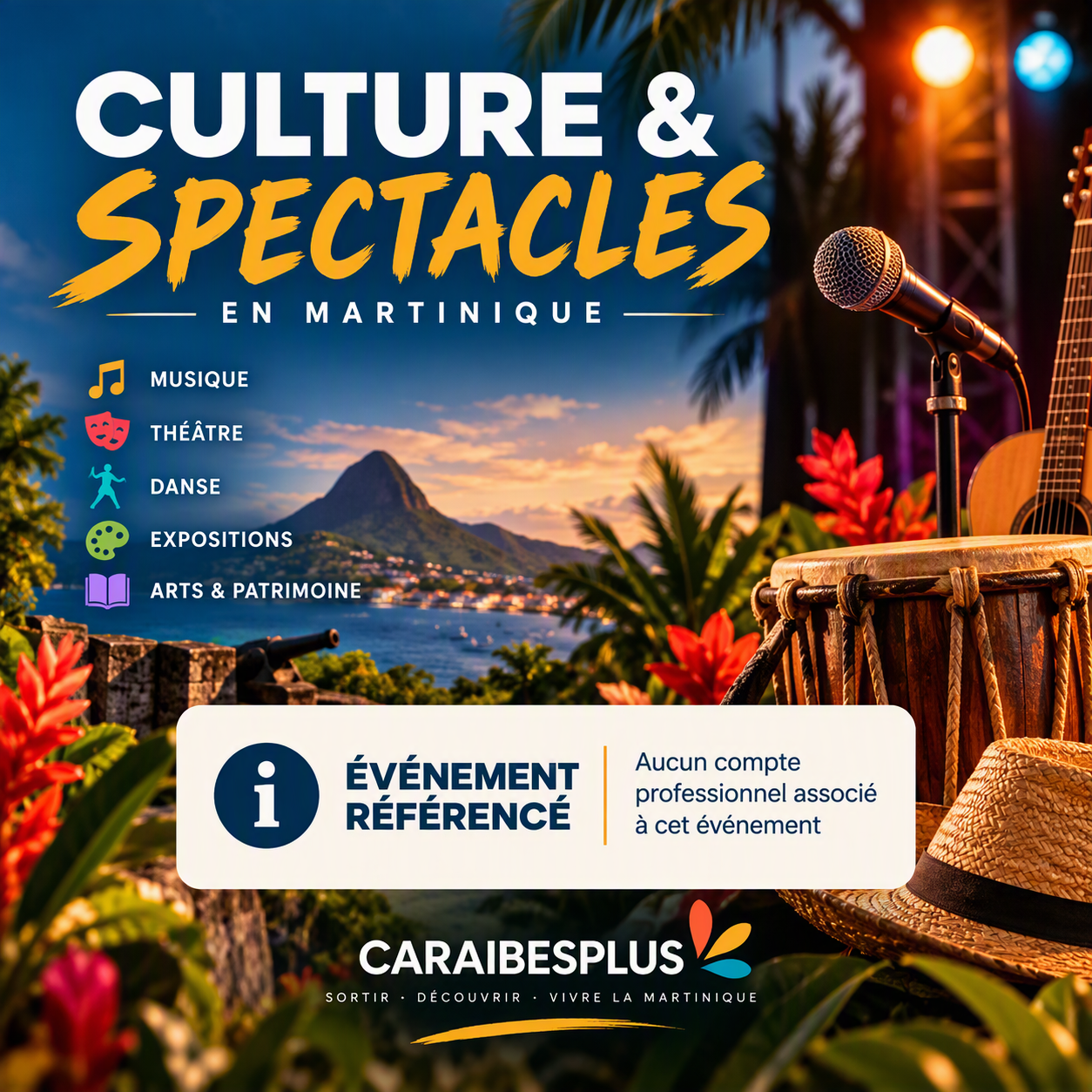 Culture spectacles en martinique