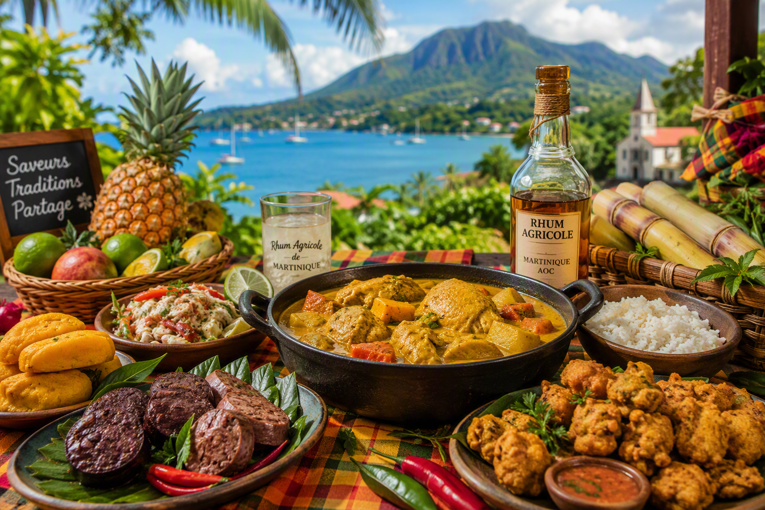 Gastronomie martiniquaise, les saveurs authentiques de l'île