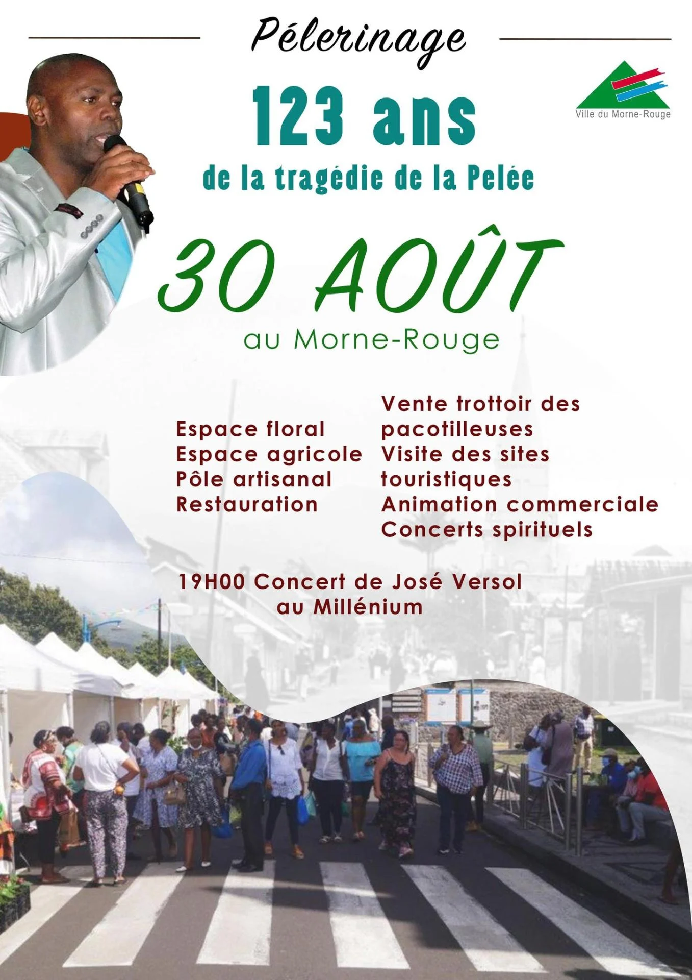 Morne rouge pelerinage concert jose versol 30 aout 2025