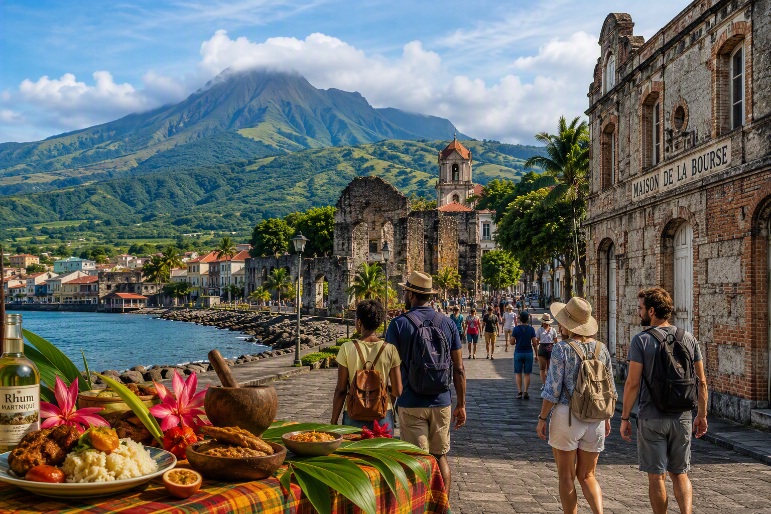 Saint-Pierre : histoire, culture et randonnée en Martinique