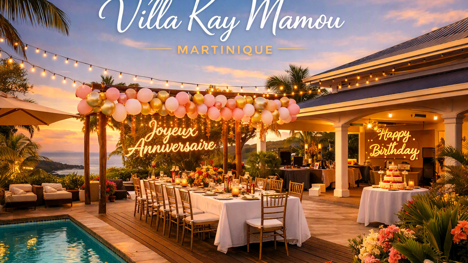 Salle de reception martinique